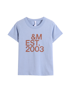 澳洲CM  童装  圆领字母印花TEE 2853