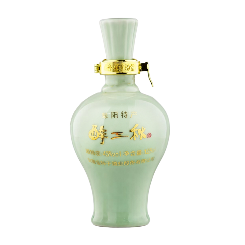 金种子酒 特产醉三秋 43度 浓香型白酒 125ml*1瓶