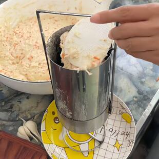新款不锈钢手动炸丸子机多孔萝卜丸子鱼丸肉丸商用多功能土豆丸子