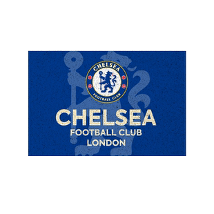 切尔西足球周边入户门蓝军球迷防水丝圈地垫门外玄关进门口脚垫子