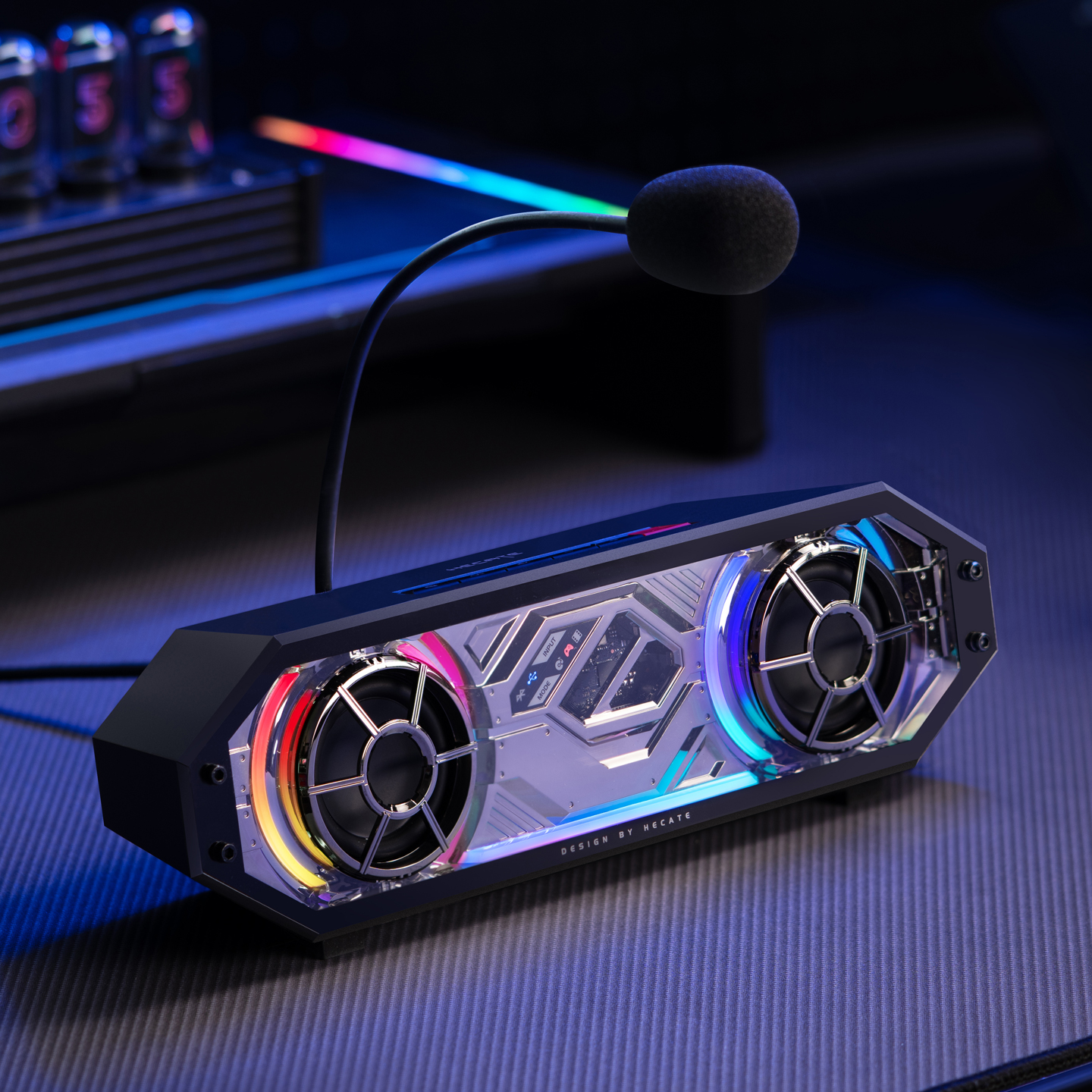 漫步者电脑音响台式家用游戏电竞麦克风一体无线蓝牙音箱G2500BAR