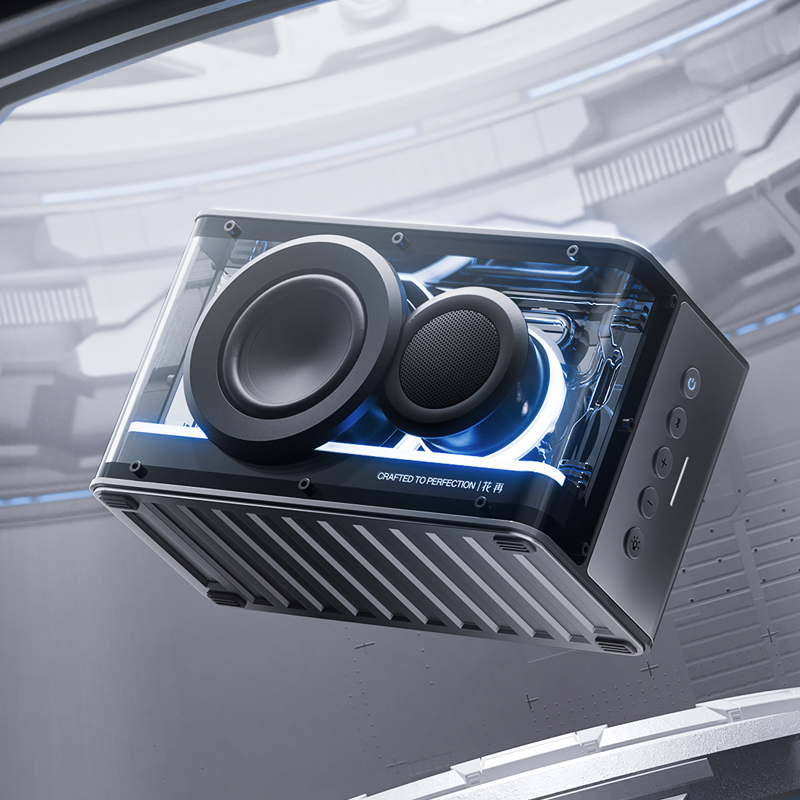 漫步者NEW PLAY蓝牙音箱高音质大音量无线低音炮音响2025新款花再