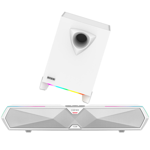 漫步者电脑音响台式家用麦克风一体电竞游戏无线蓝牙小音箱M30SW