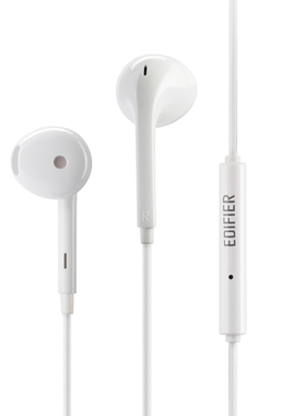 漫步者手机耳机入耳式高音质有线带麦电脑通用3.5mm圆孔h180plus