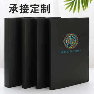 承接定制LOGOA4插页文件夹资料册本培训机构档案册来图印刷订制烫金烫银儿童成长记录册美术作品收纳册琴谱夹