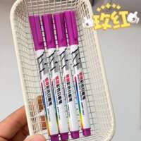 The Morning Light colored whiteboard pen with a fine tip can be erased. It is a water-based black, yellow and green blackboard pen for children and teachers. It is easy to erase and write. The drawing pen and writing pen can erase the thick tip of the classroom glass plate thumbnail 3