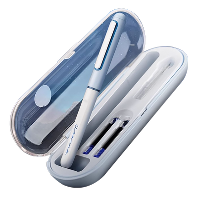 点石学生练字时空舱钢笔蓝色可擦