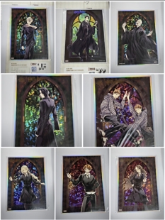 正版官谷极梦岛哈利波特色纸琉璃彩窗系列PET双闪色纸汤姆德拉科