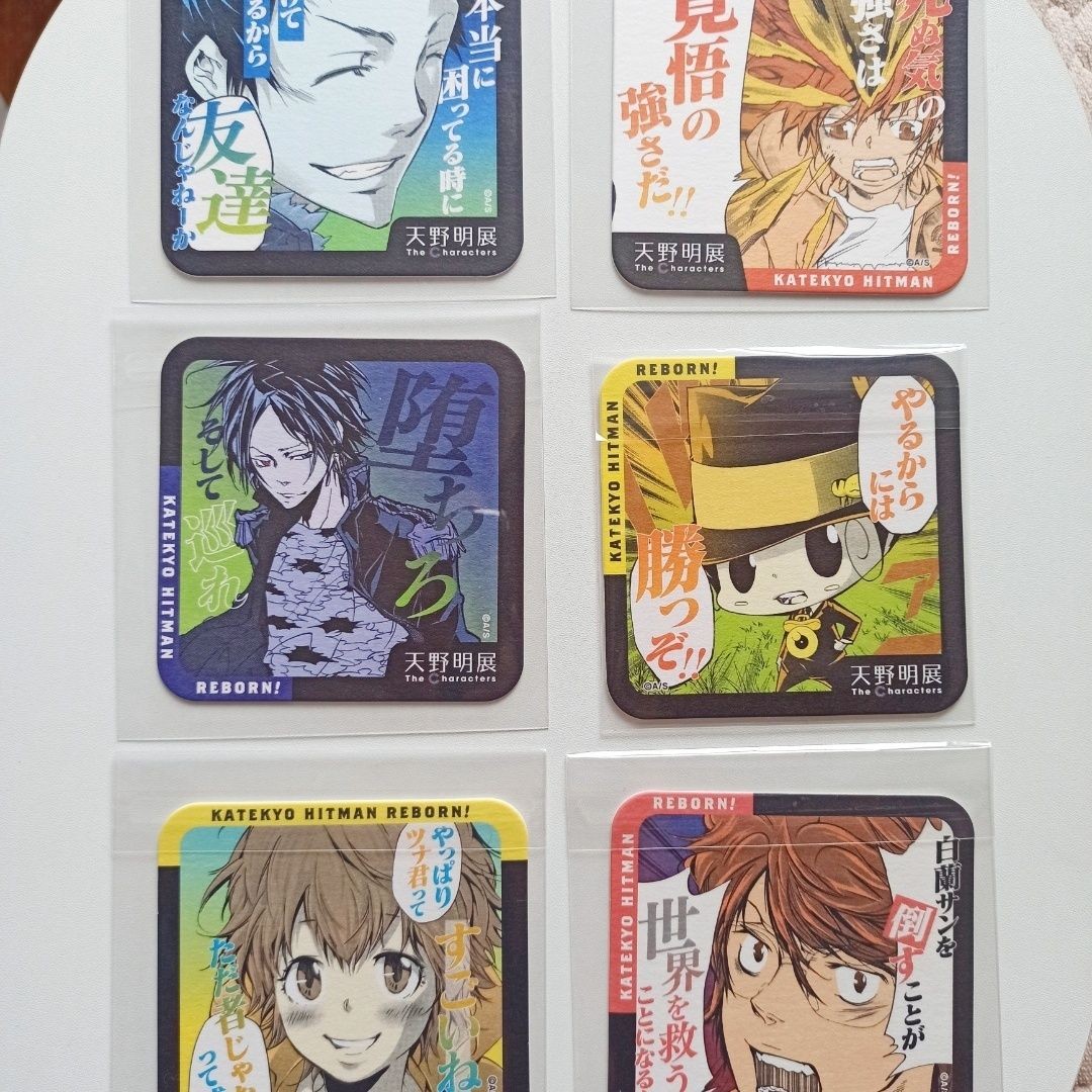 [官谷正版]家庭教师原画展杯垫云雀恭弥沢田纲吉六道骸杯垫