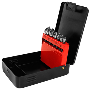 易尔拓YATO五刃倒角刀倒角器45度扩孔钻锥度螺丝沉孔刀去毛刺锪钻