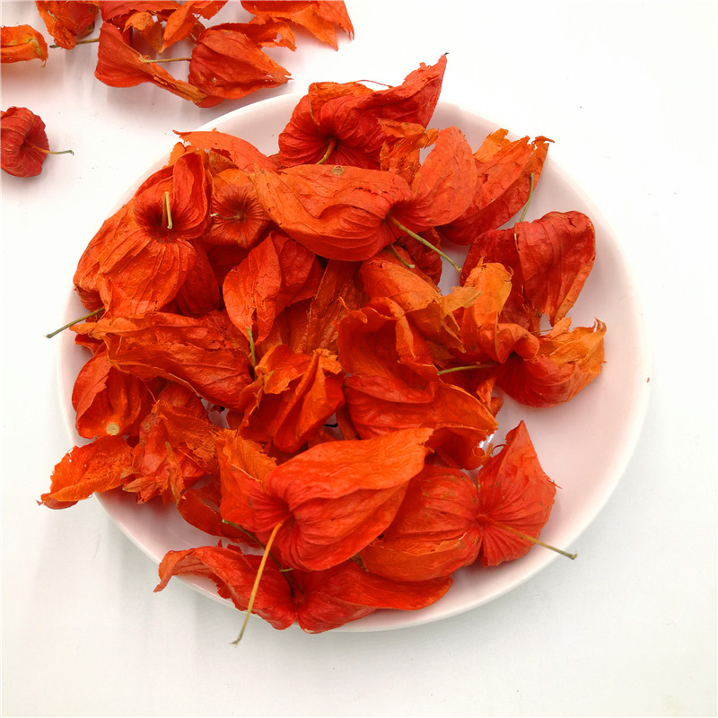 东北野生红姑娘干皮100克山菇娘皮红菇娘皮挂金灯皮锦灯笼皮包邮