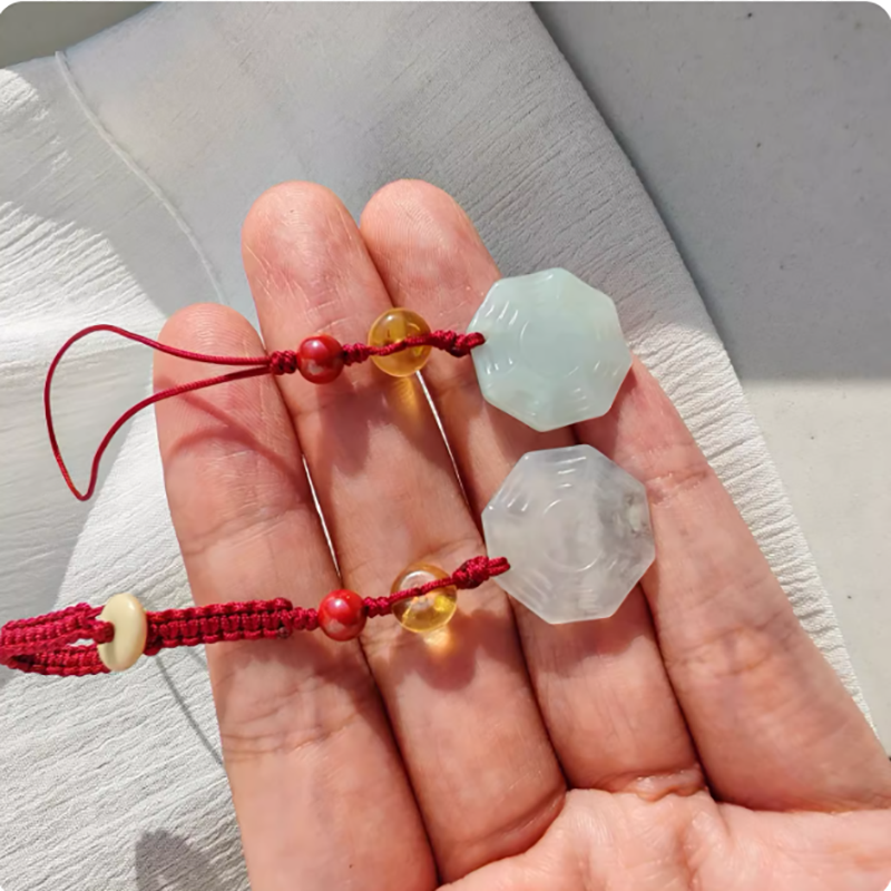 手工天然翡翠八卦挂件手机钥匙链包小平安扣生节日礼物包挂男女饰,珠宝/钻石/翡翠,其他,淘宝优惠券,粉丝福利购,淘宝优惠卷