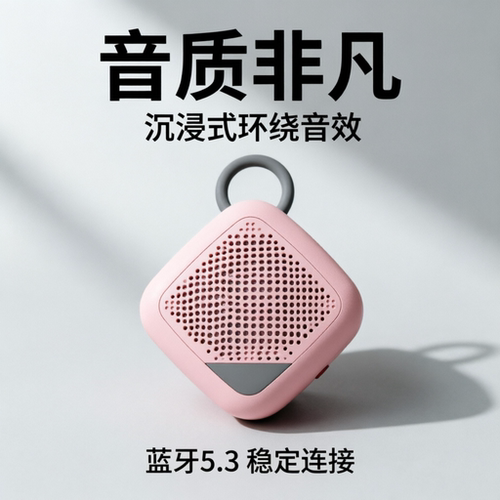 【迷你马卡龙】便携户外小音箱