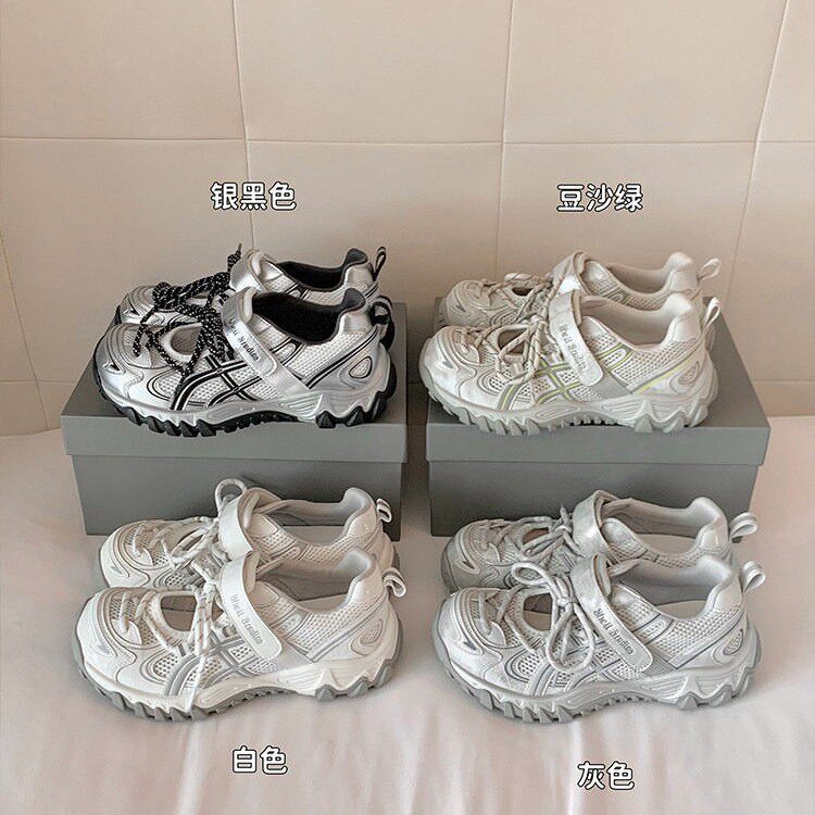 【澜柜】呆头小可爱~5cm内增高厚底机能玛丽珍休闲老爹鞋女芭蕾鞋