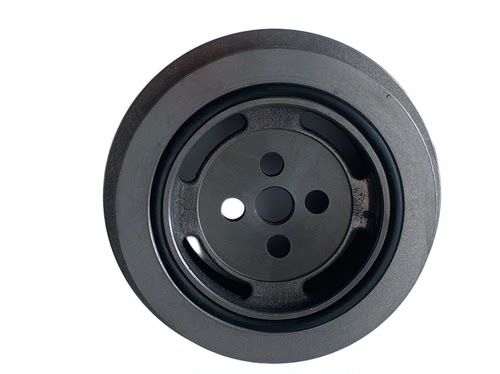 现代215vs发动机皮带盘挖机配件