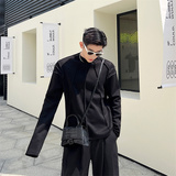 韩版ootd高级感痞帅打的衫套头小众男士轮廓线条气质长袖上衣P70，男装卫衣，星座1009（原B233）
