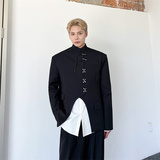 新中式立领痞帅校园风西装外套街头小众设计感外套男P140，男装西服套装，星座1009（原B233）