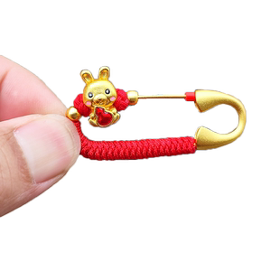 2026马宝宝新生婴幼儿童压惊别针生肖蛇防惊吓挂件孕妈平安胸针