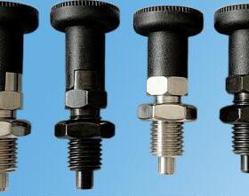 分度销螺纹定位柱塞米思米PXKN6/SXPKN旋钮柱塞PXYAN6/PXYKN6