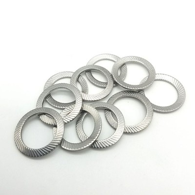 DIN9250安全垫圈自锁齿碟型垫圈 316不锈钢防松双面垫片M1.6-M42