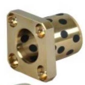 替代怡和达圆法兰无油衬套OFR01-d30/d35/d40/d50-L35 40 50 60 7