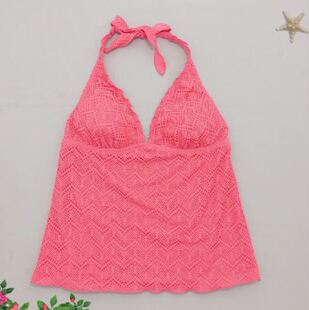 F309外贸原单性感时尚 背心遮肚露背显瘦女士分体泳衣 舒适修身