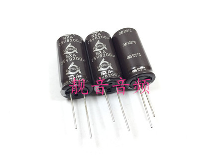 25V8200UF 原装韩国三莹 功放音频滤波 电解电容 8200UF25V 18X35
