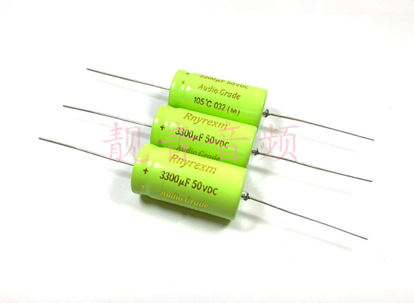 50V3300UF Rnyrexm 阴极轴向卧式 发烧电解电容 3300UF50V 18X36