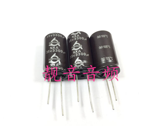 35V3300UF进口韩国三莹 高频低阻电解电容 3300UF35V 规格：18X30