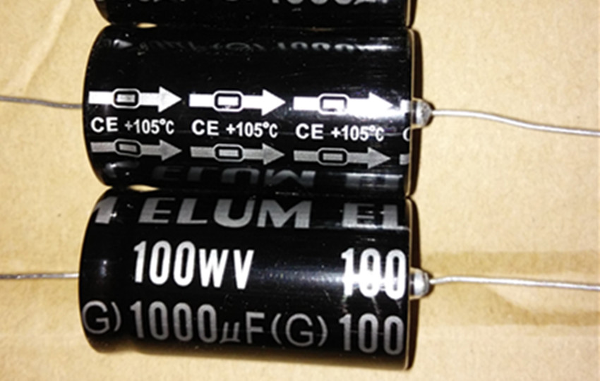 100V1000UF 原装ELUM 轴向卧式 滤波电解电容 1000UF100V 22X40