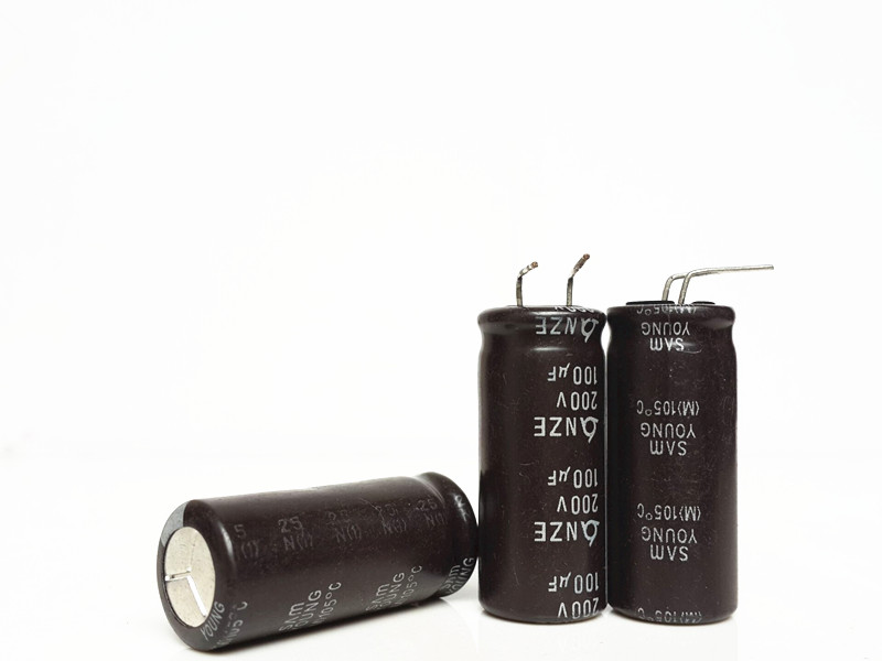 200V100UF 原装韩国三莹 高频电解电容 100UF200V 规格：13X30