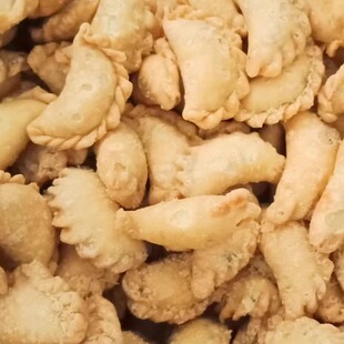 韶关始兴特产鸡蛋豆角酥|下午茶糕点零食|手工角仔麻花笑口枣油炸