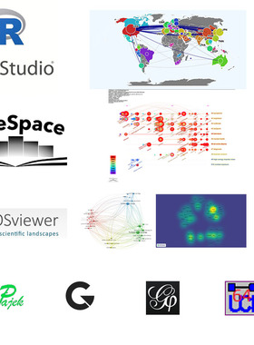 (全套)文献计量分析聚类Bibliometrix、CiteSpace、VOSviewer