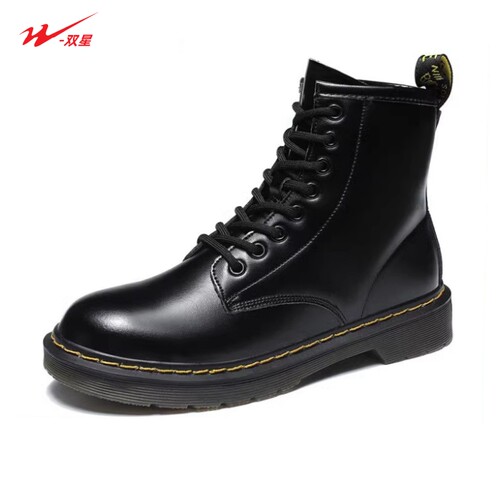 2024夏季真皮马丁靴复古工装靴