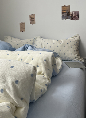 A类牛奶绒四件套新款冬季加绒加厚被罩床单珊瑚绒被套三件套床笠4