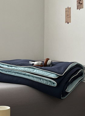 A类母婴级夏被裸睡冰丝凉感空调被可水洗学生宿舍单双人被芯薄被4