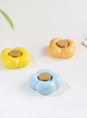 陶瓷转转底座DIY配件带轴承 可爱手工治愈摆件转转乐旋转摆件批发