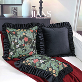 新款 复古抱枕客厅靠垫定制卧室榻榻米飘窗垫靠枕沙发枕头高档 美式