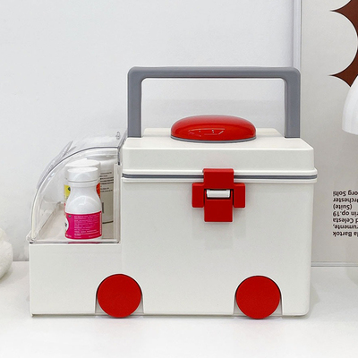 创意汽车医药箱分格多层大容量