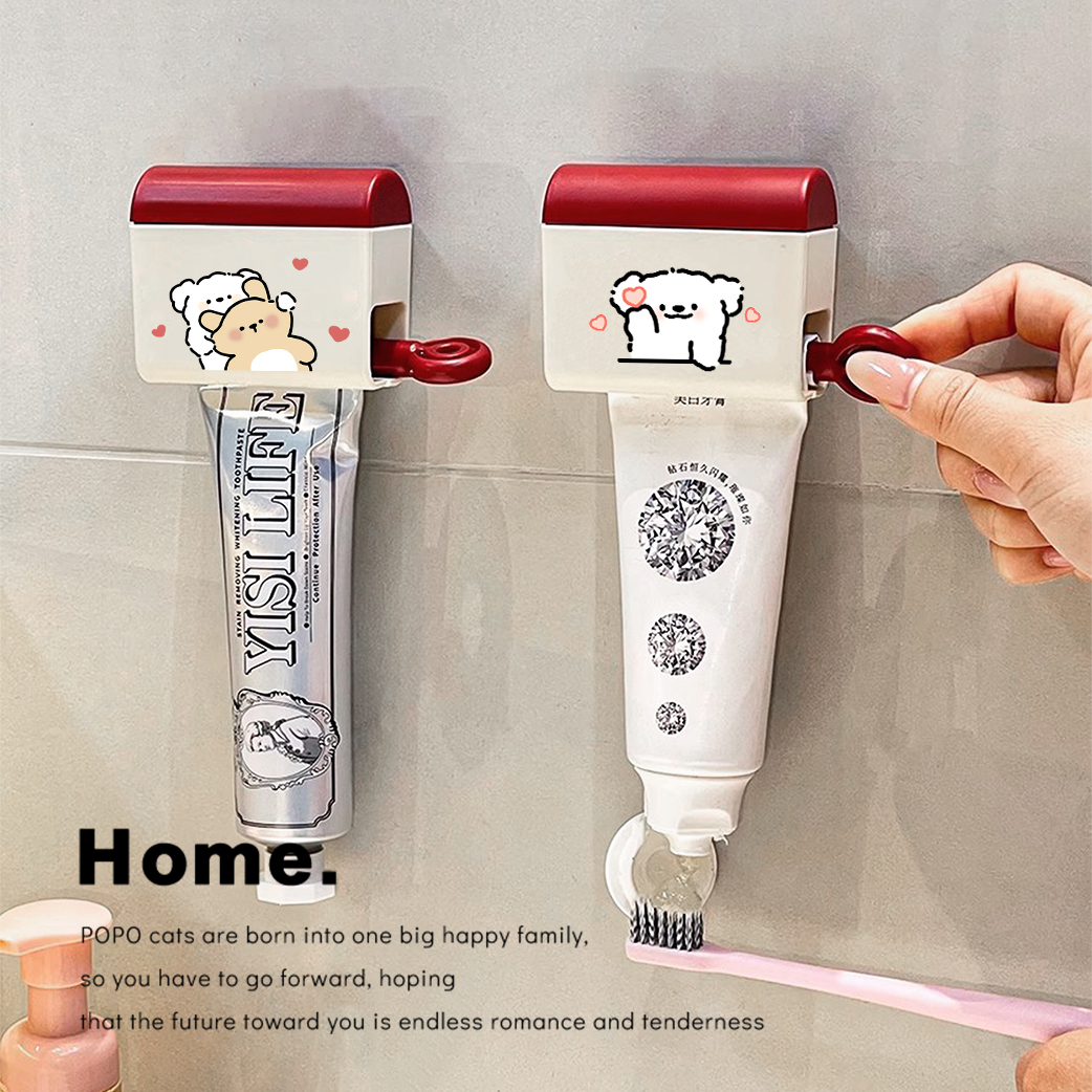 挤牙膏神器壁挂式懒人牙膏挤压器
