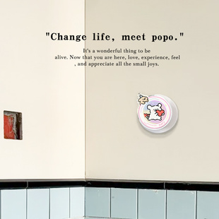 创意墙洞装饰盖立体空调孔洞口水管遮丑盖卫生间墙壁改造遮丑神器