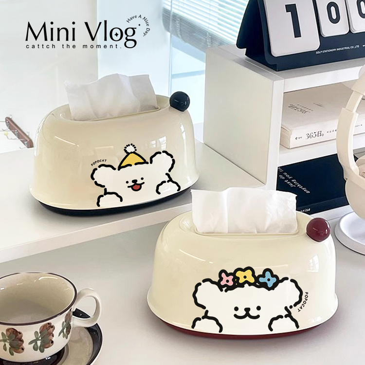 弹簧纸巾盒客厅高级感抽纸盒家用