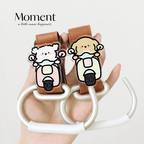 电动车挂钩皮革电瓶车置物神器