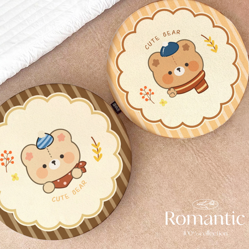 毛绒蒲团坐垫冬地上飘窗窗台垫子