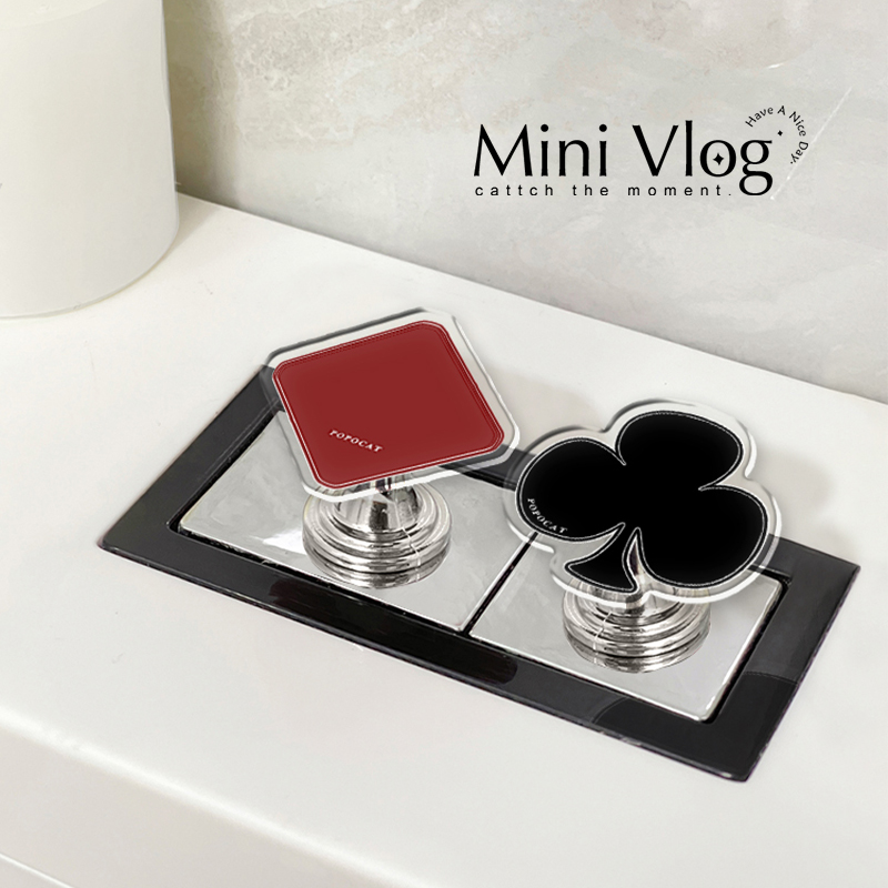 马桶按压器通用美甲厕所冲水按键