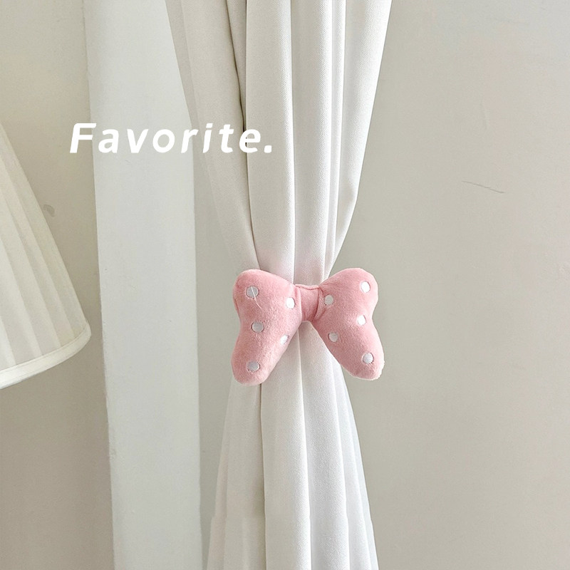 蝴蝶结窗帘绑带一对装公仔公主风窗帘扣束带可爱窗帘布带扎带装饰,居家布艺,窗帘绑带,淘宝优惠券,粉丝福利购,淘宝优惠卷