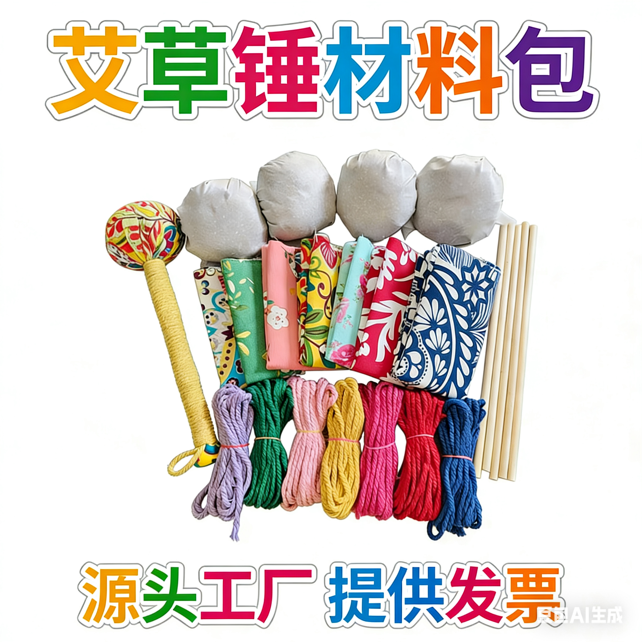 diy艾草锤材料包批发定制艾草锤养老院社区学校沙龙团建活动暖场,个人护理/保健/按摩器材,按摩棒/锤,淘宝优惠券,粉丝福利购,淘宝优惠卷