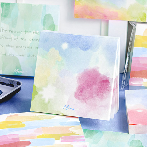 100张便签本手帐素材纸备忘留言