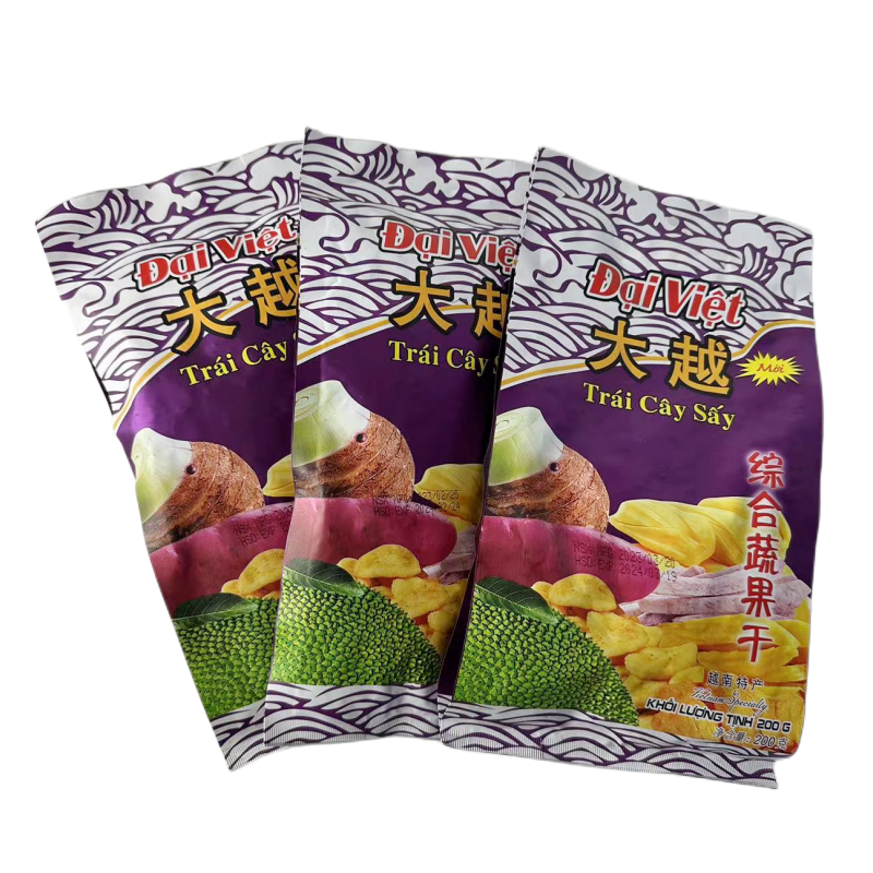 越南进口大越综合蔬果干200g脆片蔬果干混合蔬果脆休闲零食包邮