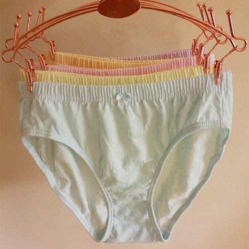 蝶安芬全棉透气三角内裤中高腰